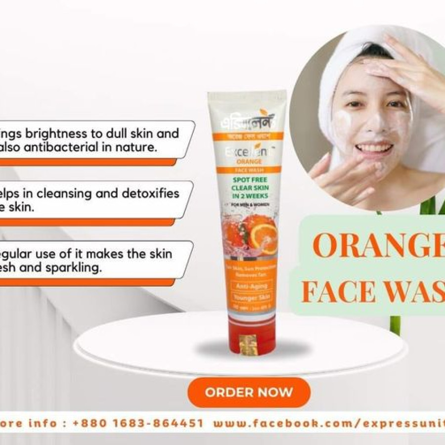 Orange Face wash