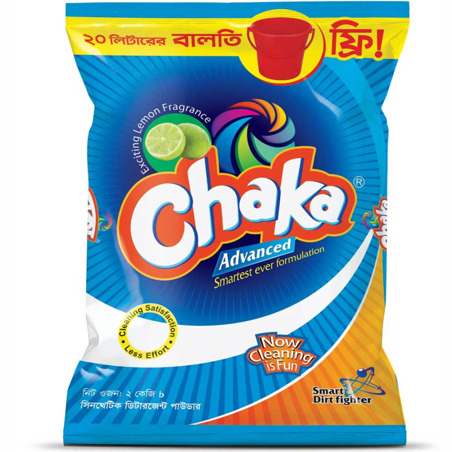 Chaka Advance Washing Powder 2kg ( GET 20L Bucket FREE )